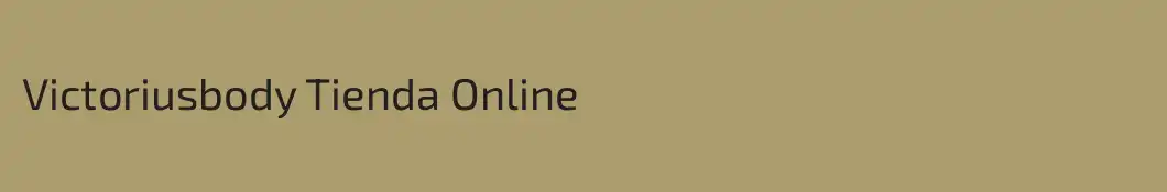 Victoriusbody Tienda Online
